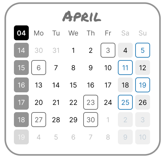 April