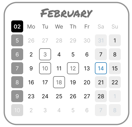 February