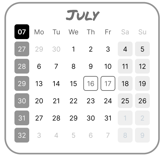 July